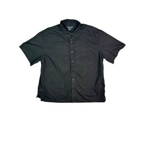 5.11 Tactical Series Men's Size 2XL Short Sleeve Faux Button Snap Closure Shirt